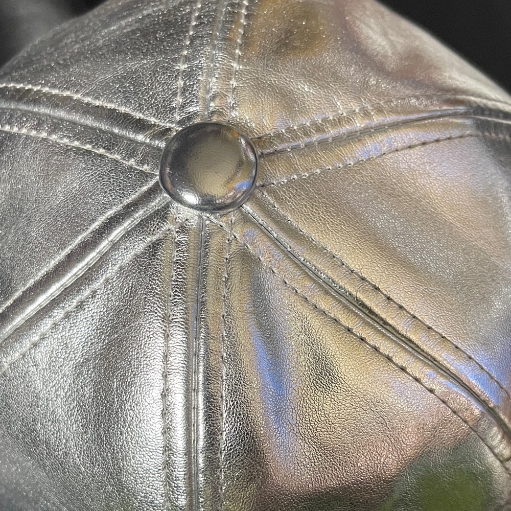 New: Silver Baseball Cap OSFA - Picture 4 of 6